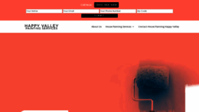 What Happyvalleyhousepainting.com website looked like in 2023 (1 year ago)