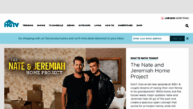 What Hgtv.com website looked like in 2023 (1 year ago)