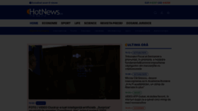 What Hotnews.ro website looked like in 2023 (1 year ago)