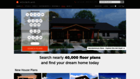 What Houseplans.com website looked like in 2023 (1 year ago)