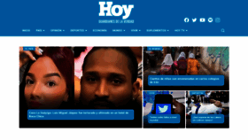 What Hoy.com.do website looked like in 2023 (1 year ago)