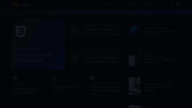 What Html.it website looked like in 2023 (2 years ago)