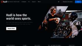 What Hudl.com website looked like in 2023 (1 year ago)