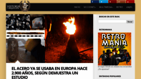What Historiayarqueologia.com website looked like in 2023 (1 year ago)