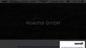 What Hoechst.com website looked like in 2023 (1 year ago)