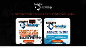 What Hrtechconference.com website looked like in 2023 (1 year ago)