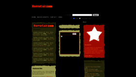 What Horrorlair.com website looked like in 2023 (1 year ago)