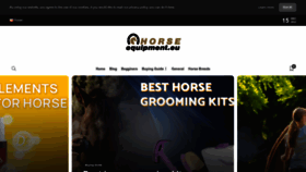 What Horseequipment.eu website looked like in 2023 (1 year ago)