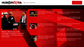 What Huskerextra.com website looked like in 2023 (1 year ago)
