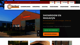 What Hardhoutdiscount.nl website looked like in 2023 (1 year ago)