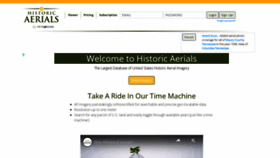 What Historicaerials.com website looked like in 2023 (1 year ago)