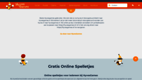 What Hyves.nl website looked like in 2023 (1 year ago)