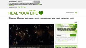 What Healyourlife.com website looked like in 2023 (1 year ago)