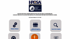 What Hpcsa.co.za website looked like in 2023 (1 year ago)
