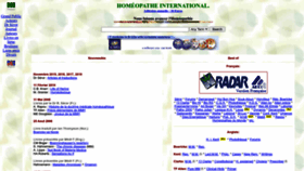 What Homeoint.org website looked like in 2023 (1 year ago)