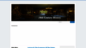 What History1700s.com website looked like in 2023 (1 year ago)