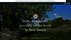What Hshotels.co.uk website looked like in 2023 (1 year ago)