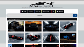 What Hdcarwallpapers.com website looked like in 2023 (1 year ago)