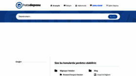 What Hatadeposu.com website looked like in 2023 (1 year ago)