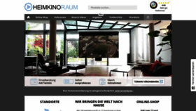 What Heimkinoraum.de website looked like in 2023 (1 year ago)