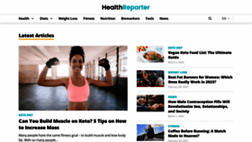 What Healthreporter.com website looked like in 2023 (1 year ago)