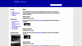 What Hifiengine.com website looked like in 2023 (1 year ago)