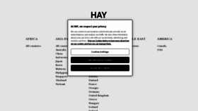 What Hay.dk website looked like in 2023 (1 year ago)