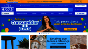 What Havan.com.br website looked like in 2023 (1 year ago)