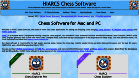 What Hiarcs.com website looked like in 2023 (1 year ago)