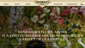 What Hendricksgin.com website looked like in 2023 (1 year ago)