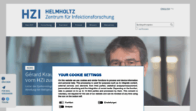 What Helmholtz-hzi.de website looked like in 2023 (1 year ago)