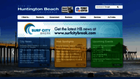 What Huntingtonbeachca.gov website looked like in 2023 (1 year ago)