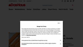 What Haus.de website looked like in 2023 (1 year ago)