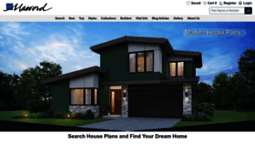 What Houseplans.co website looked like in 2023 (1 year ago)