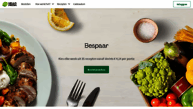What Hellofresh.nl website looked like in 2023 (1 year ago)