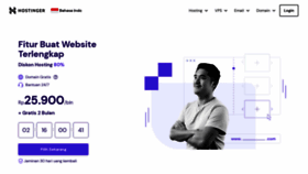 What Hostinger.co.id website looked like in 2023 (1 year ago)