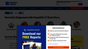 What Hepatitis-central.com website looked like in 2023 (1 year ago)