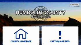 What Humboldtgov.org website looked like in 2023 (1 year ago)