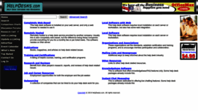 What Helpdesks.com website looked like in 2023 (1 year ago)