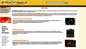 What Howtocompost.org website looked like in 2023 (2 years ago)