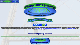 What Historicbridges.org website looked like in 2023 (1 year ago)