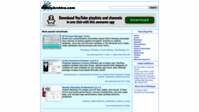 What Handyarchive.com website looked like in 2023 (1 year ago)