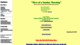 What Hoasm.org website looked like in 2023 (1 year ago)
