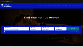 What Hottubhideaways.com website looked like in 2023 (1 year ago)