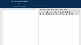 What Html5-editor.net website looked like in 2023 (1 year ago)
