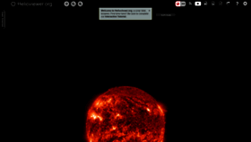 What Helioviewer.org website looked like in 2023 (1 year ago)