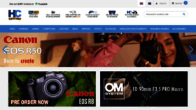 What Harrisoncameras.co.uk website looked like in 2023 (1 year ago)