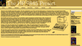 What Hp9845.net website looked like in 2023 (1 year ago)