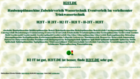 What H2it.de website looked like in 2023 (2 years ago)