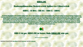 What Hbsg.de website looked like in 2023 (2 years ago)